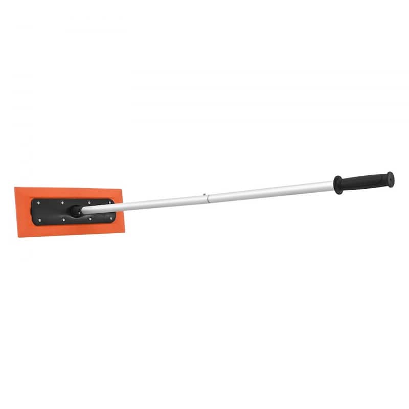 Lightweight Roof Snow Rake 17.7-Inch Foam Blade with Long Aluminum Handle for Easy Clearing - 47.24” x 17.72” x 6.50”