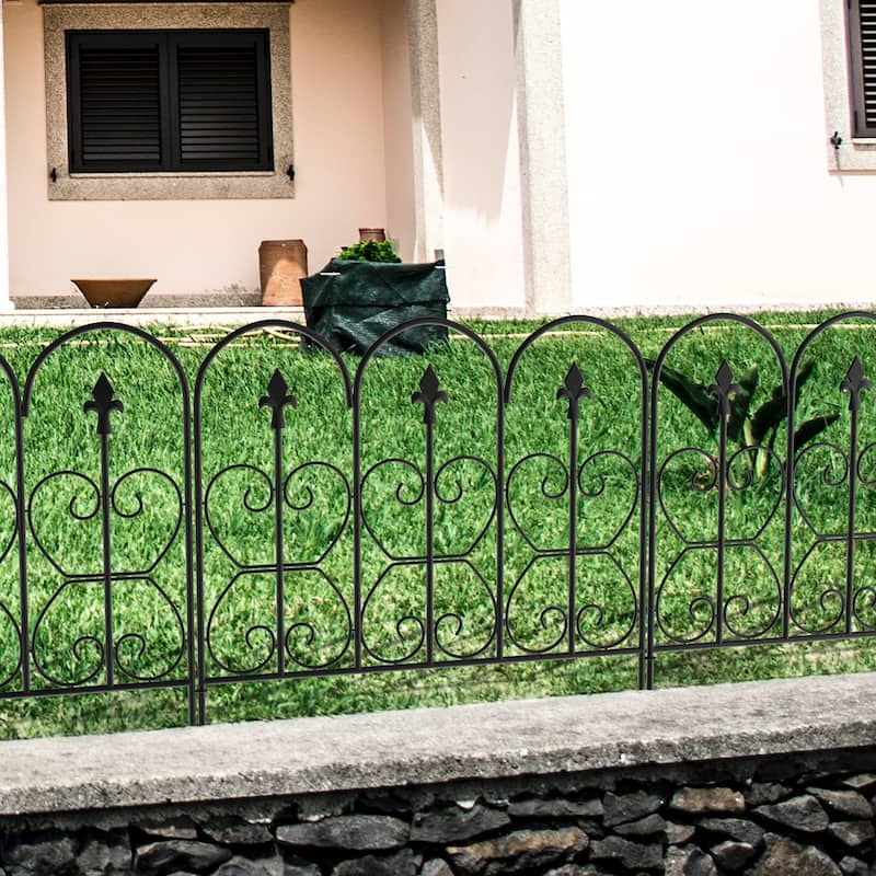 24"W x 32"H Decorative Metal Fence Panel(10 Pieces) - 5 Pieces