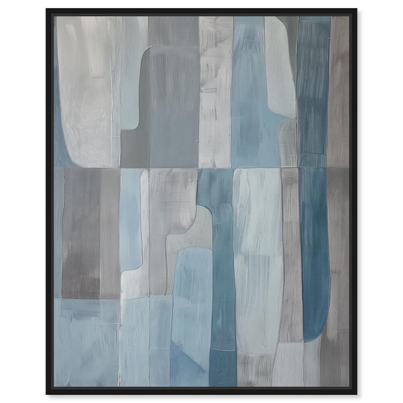 Tessellated Tones II Canvas by Art Remedy - Black - 16" x 20"