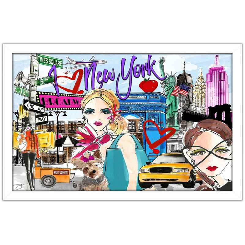 "Take Me To New York" by Jodi Print on Acrylic