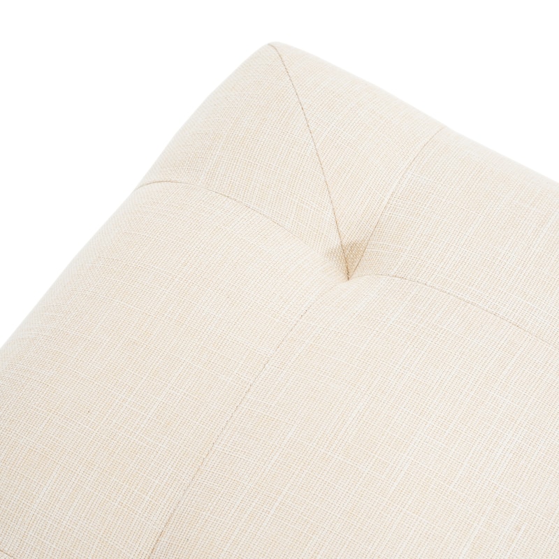 Christopher Knight Home - Vireo Linen Tufted Square Ottoman with Pocket Coil Comfort