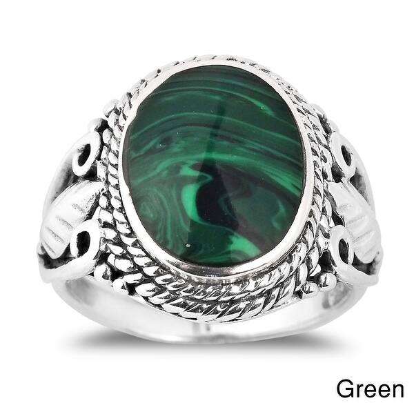 8Ninegift Retro 100% 925 Sterling Silver Rings for Women Round Natural Precious Stones Vintage Thai Silver Ring Jewelry Gifts 8Ninegift Retro 100% 925 Sterling Silver Rings for Women Round Natural Precious Stones Vintage Thai Silver Ring Jewelry Gifts