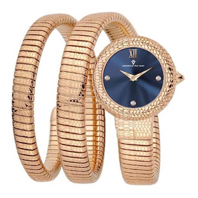 Christian Van Sant Women's Naga Blue Dial Watch - CV0892 - 6 (36)