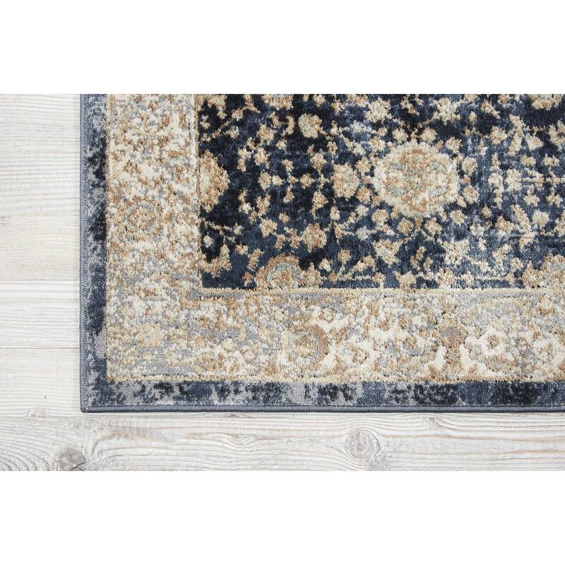 Malta Textured Botanical Persian Vintage Area Rug