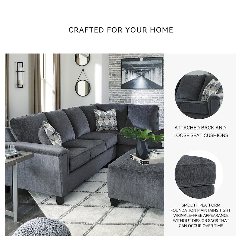 Signature Design by Ashley Abinger 2-Piece Sectional with Chaise