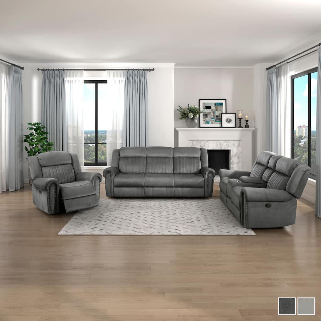 Bauta 3-Piece Manual Reclining Living Room Set