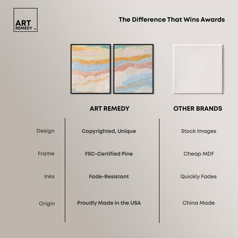 Morning Calm III Canvas Set of 2 by Art Remedy