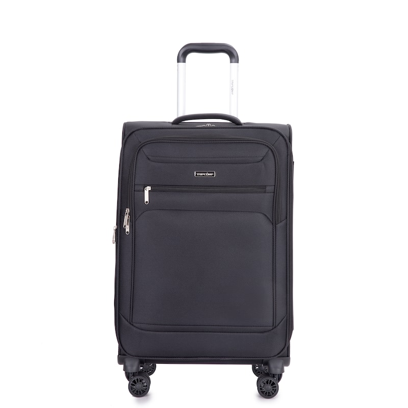 Carry On Luggage Sets 3 Piece, Softshell Lightweight Durable Suitcase with Spinner Wheels and Alloy Zipper, for Men Women