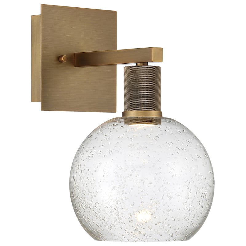 Access Lighting 63145LEDD/SDG Port Nine 13" Tall LED Wall Sconce - Antique Brushed Brass