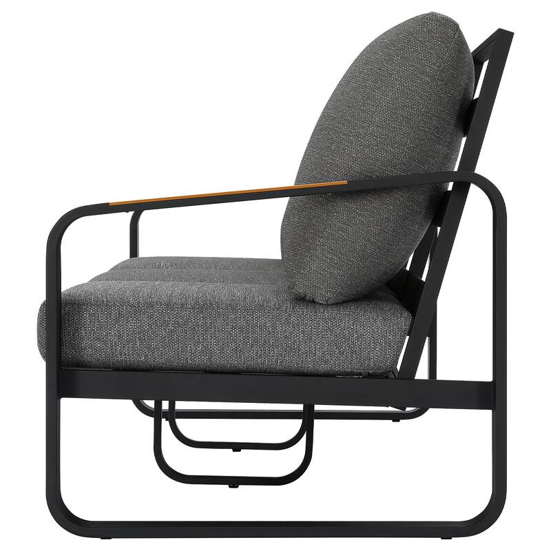 Outdoor Patio Conversation Chair, Loveseat, Sofa with Removable Cushions