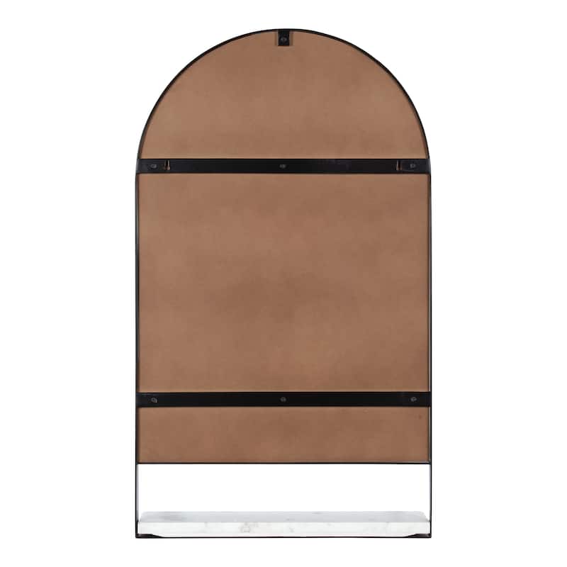 Kate and Laurel Chadwin Wall Mirror with Shelf