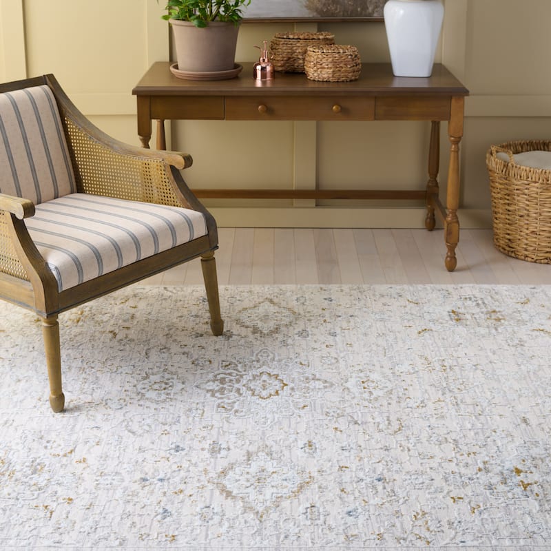 Martha Stewart by SAFAVIEH Silvie Rug - 5'3" x 7'6" - Ivory/Beige Grey