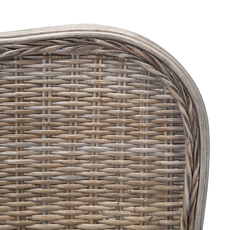 SAFAVIEH Asdis Coastal Rattan Bed