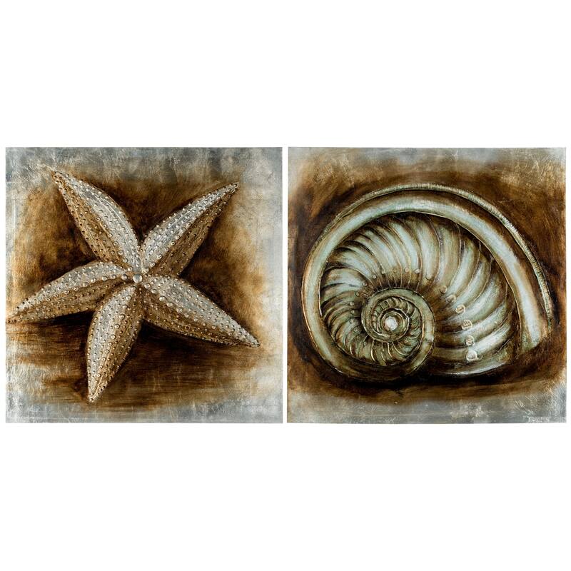 SAFAVIEH Home 2-Piece Shell Paintings