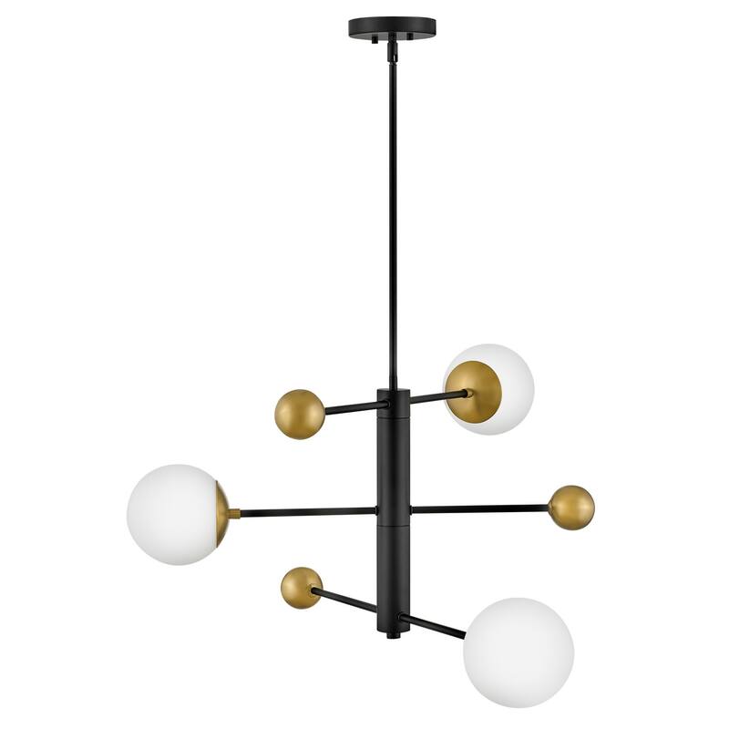 Lark 83573 Auggie 3 Light 31" Wide Abstract Chandelier