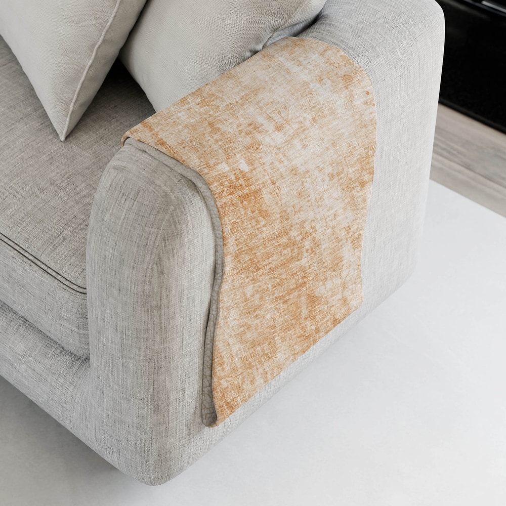 Premium Machine Washable Modern Abstract Sherpa Throw Blanket