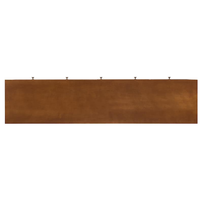 SEI Furniture Mid-century Modern TV Stand Media Console for TV's up to 68"