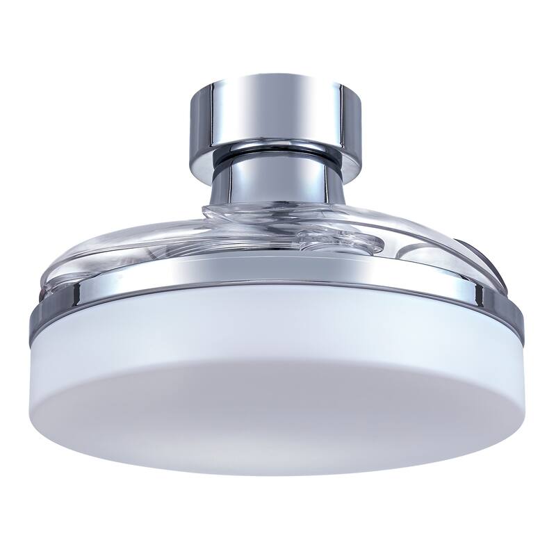 Fanaway Mya Chrome and Clear 36-inch Ceiling fan