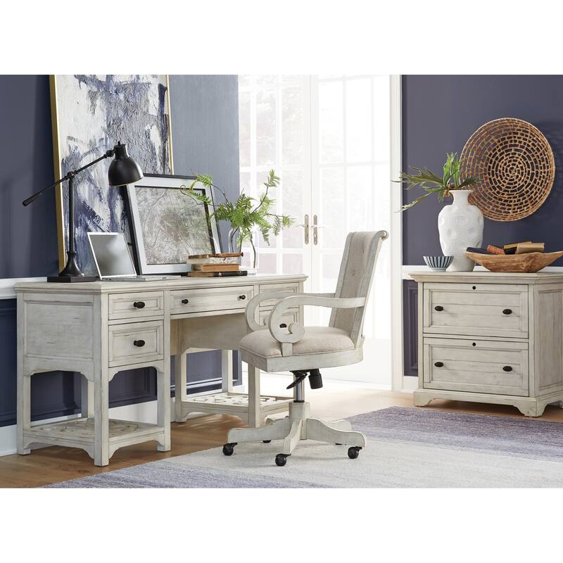 Magnussen Home Bronwyn Alabaster Lateral File