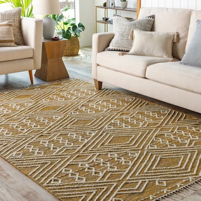 Livabliss Harris Handmade Cotton Boho Nomad Area Rug