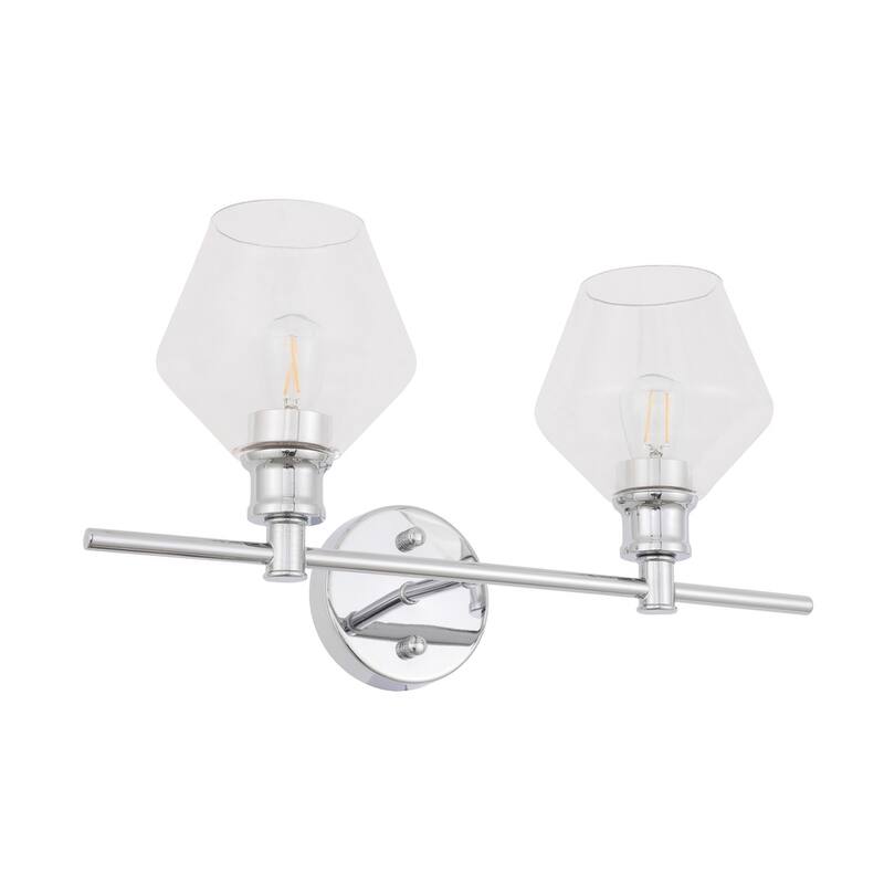 Gerald 2-Light Wall Sconce - 19.1/10.2 - 19.1/10.2