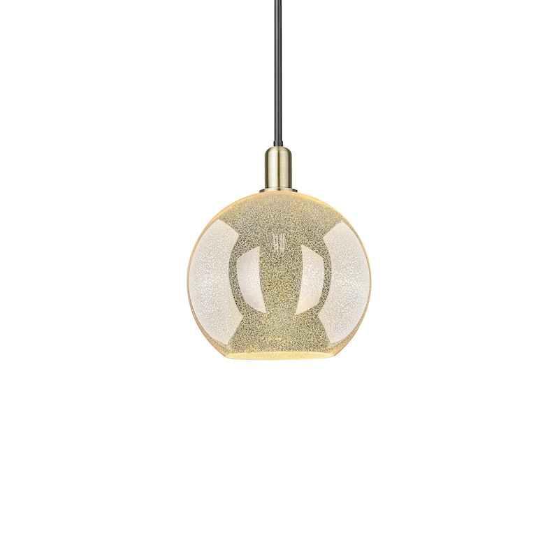 Innovations Lighting 716-1S-15-12 Athens Pendant Athens 12" Wide - Black Antique Brass / Mercury
