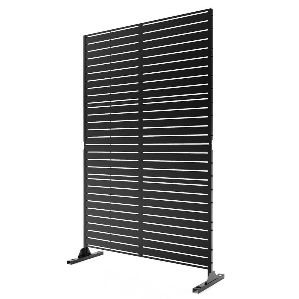 Outdoor Free Standing Metal Privacy Screen