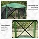 preview thumbnail 5 of 14, Outsunny 7'x7' Pop Up Camping Canopy Tent with Ventilating Mesh Screen, Portable Carry Bag for Outdoor Party
