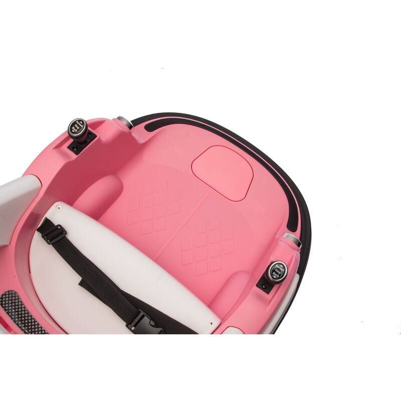 12V Ride On Bumper Car W/Remote Control, LED Lights, Vehicle Body With Anti-Collision Padding Five-Point Safety Belt