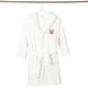 preview thumbnail 56 of 78, Sweet Kids 100% Polyester SUPER PLUSH Double Brushed Hooded Bathrobe with Pink Bookman Monogram