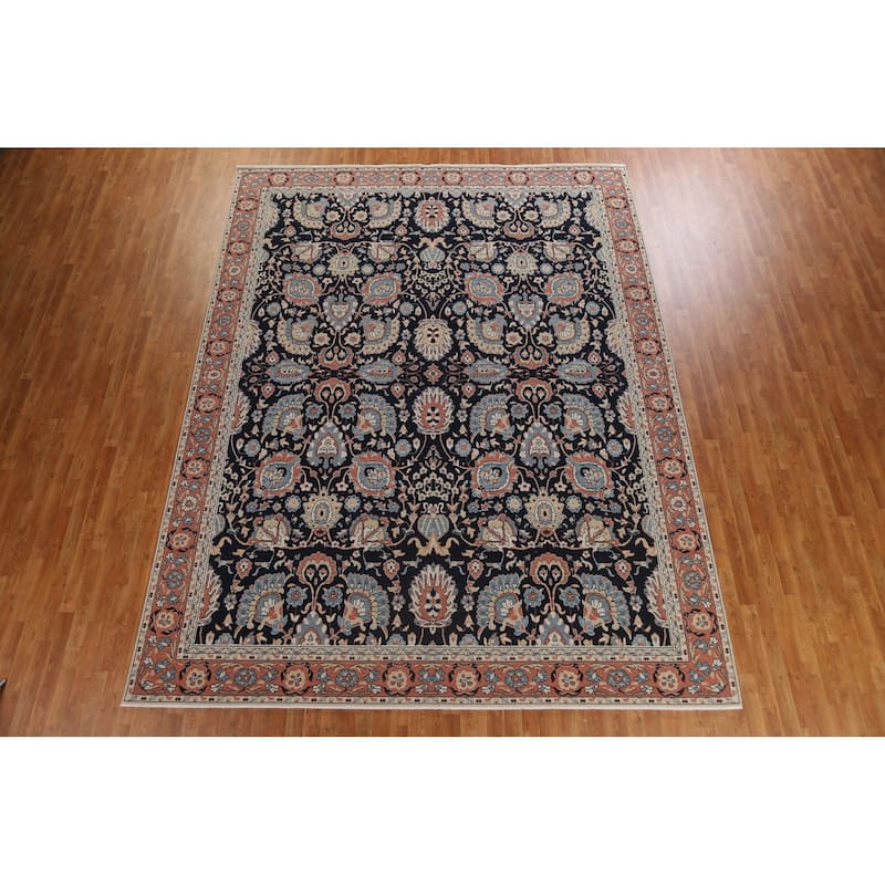 Floral Wool Sultanabad Ziegler Turkish Oriental Area Rug Hand-knotted - 9'9" x 13'0"