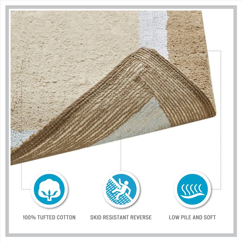 Madison Park Tradewinds Cotton Bath Rug