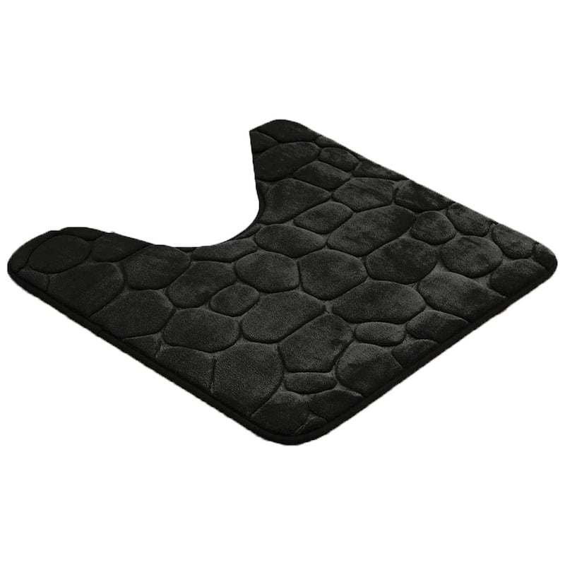 Contour Bath Rug Memory Foam Mat 3D Pebble 20L x 20W