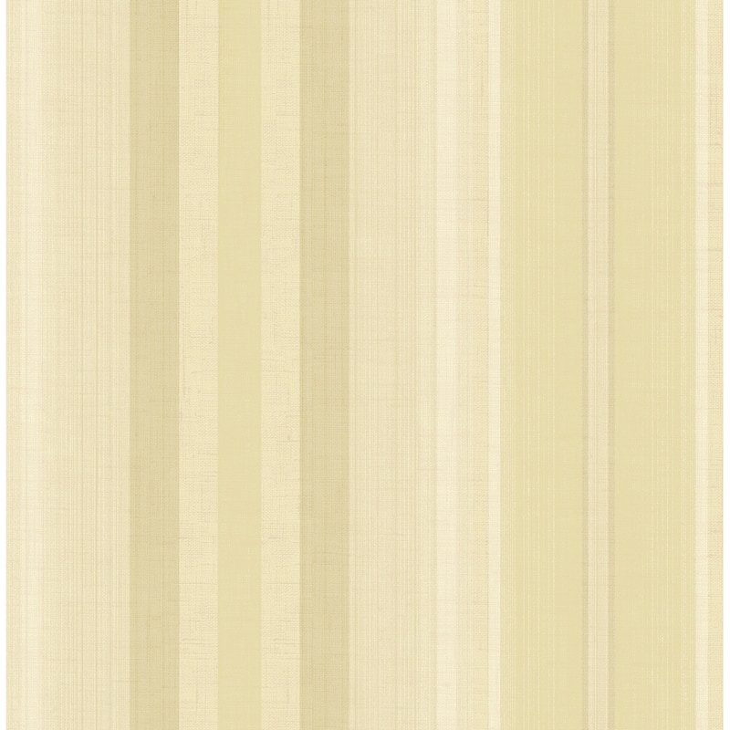 Seabrook Designs Pinnok Stripe Unpasted Wallpaper - 20.5 in. W x 33 ft. L - Metallic Gold & Beige