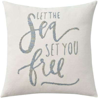 Mina Victory Life Styles Quotes & Sayings White Throw Pillow