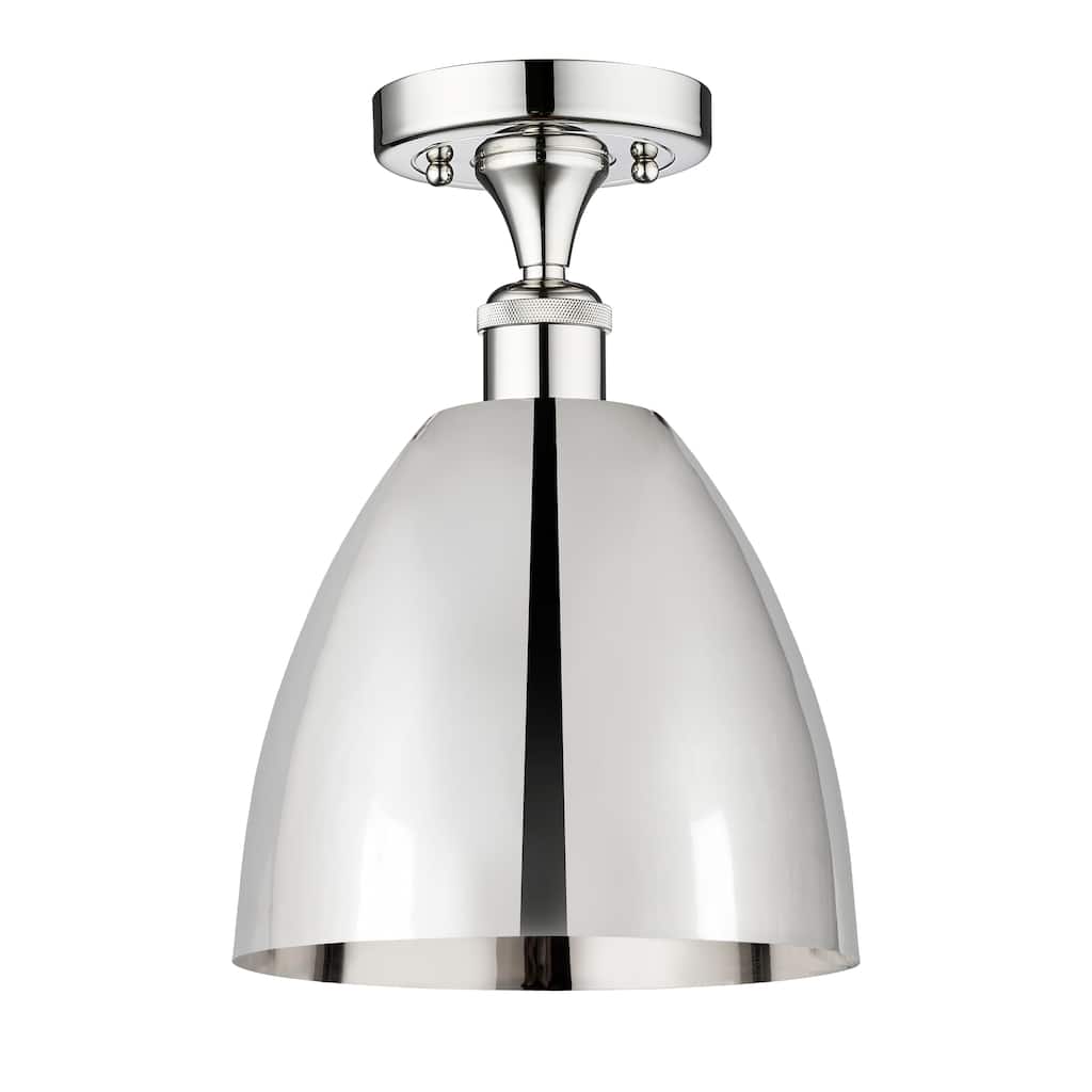 Innovations Lighting Edison Metal Bristol - 1 Light 9" Semi-Flush Mount.