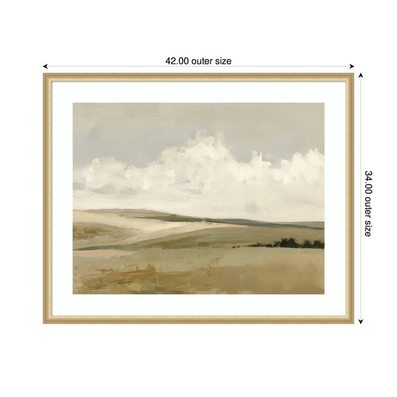 Kate and Laurel Whispering Meadows I by Amy Lighthall Framed Wall Art Print