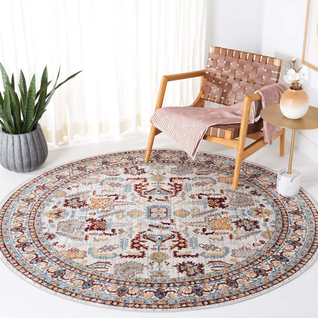 SAFAVIEH Bayside Machine Washable Dameliya Oriental Rug