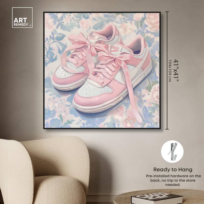 Gentle Ribbon Sneakers Canvas by Art Remedy