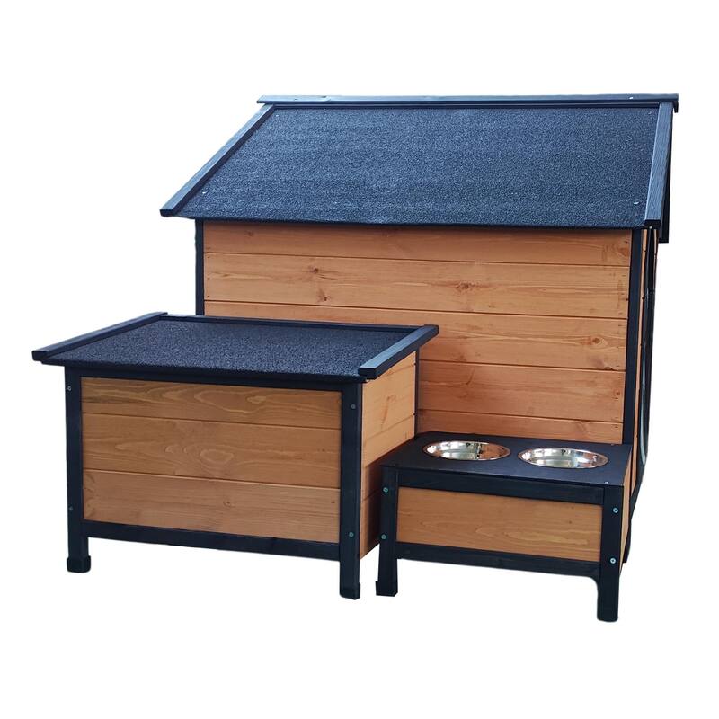 Outdoor & Indoor Unique All-Around Iron Frame Dog Kennel, Wearable and Strong Dog House for Playground