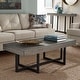 preview thumbnail 9 of 16, iNSPIRE Q Modern Eldersley Wood Finish Coffee Table with Two Drawers