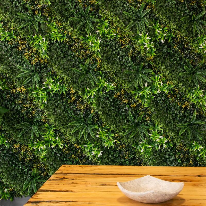 Hawaiian Islands Artificial Living Wall Panel - 40" - Green