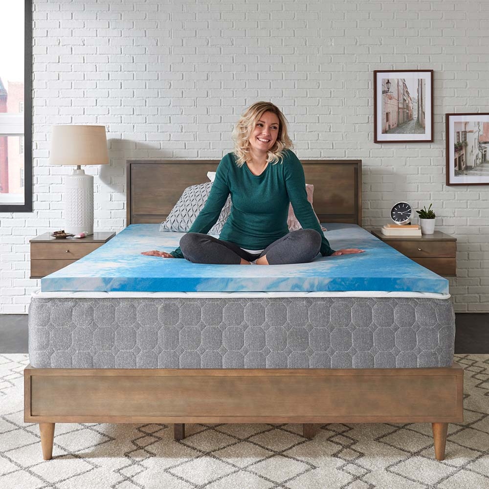 Bed bath and beyond my pillow mattress topper clearance