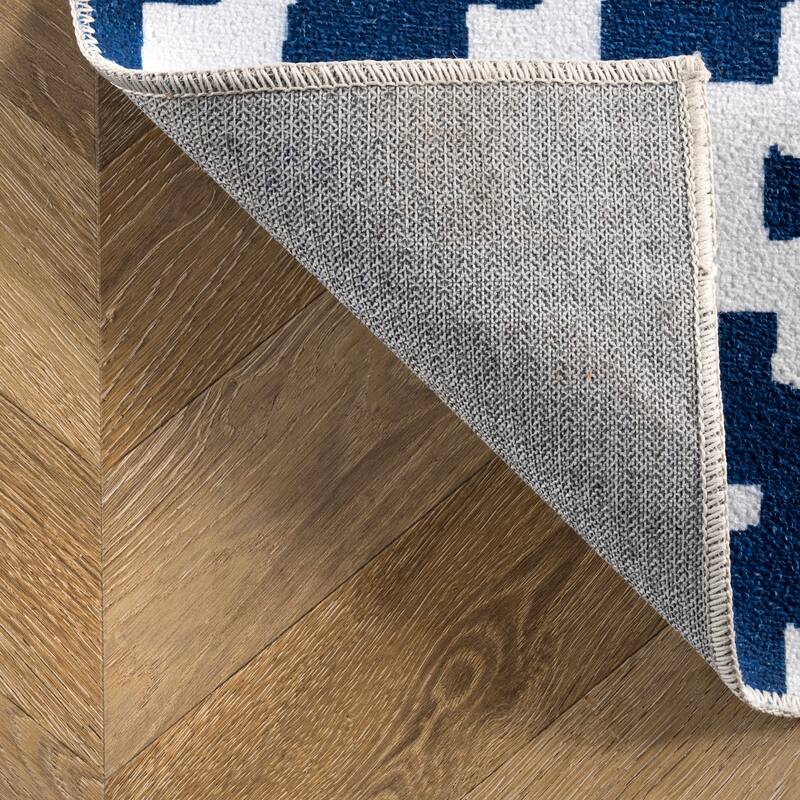 Nuloom Chiara SpinClean Machine Washable Modern Geometric Area Rug