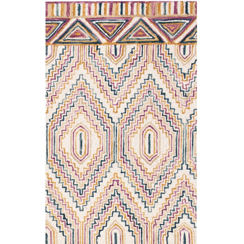 SAFAVIEH Handmade Aspen Malaurie Boho Tribal Wool Rug