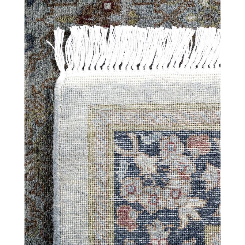 Contemporary Overdyed Wool Hand Knotted Runner - 2' 7" x 7' 8"