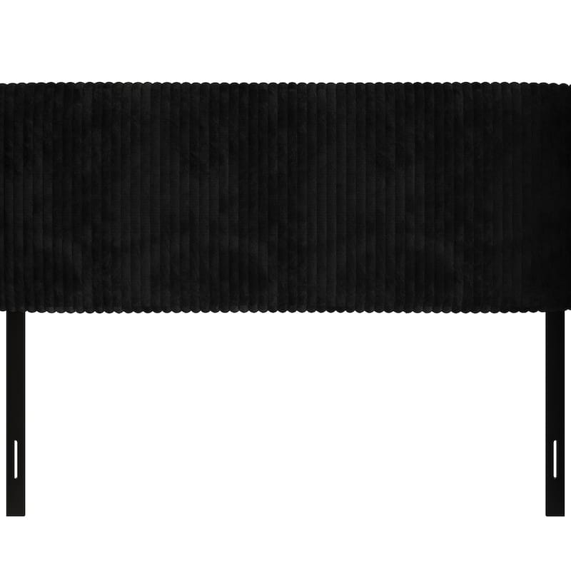 Clayfell Lenox Upholstered Wingback Headboard, Soft Corduroy, Easy to Assemble