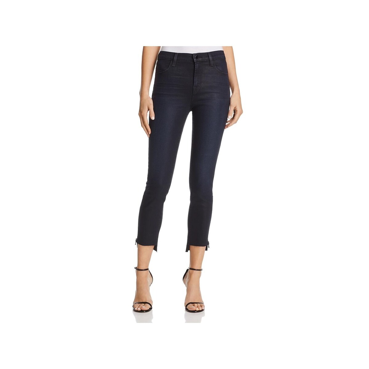 women's step hem jeans