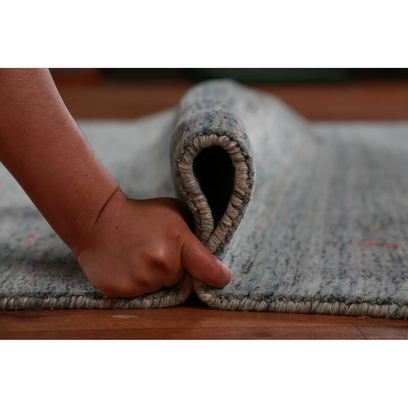 Hand Knotted Oriental 100% Wool Carpet Tribal Tribal Multi-Colored Gabbeh Area Rug - 7' 10'' X 5' 3''