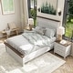preview thumbnail 21 of 33, Furniture of America Althea Modern Farmhouse 3-Piece Wood Kids Panel Bedroom Set White - Full
